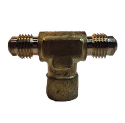 TEE - 1/4 M SAE X 1/4 M SAE X 1/4 F SAE