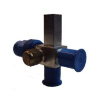 VALVULA SERVICO 1/2" X 1/2" SAE C/SUPORTE