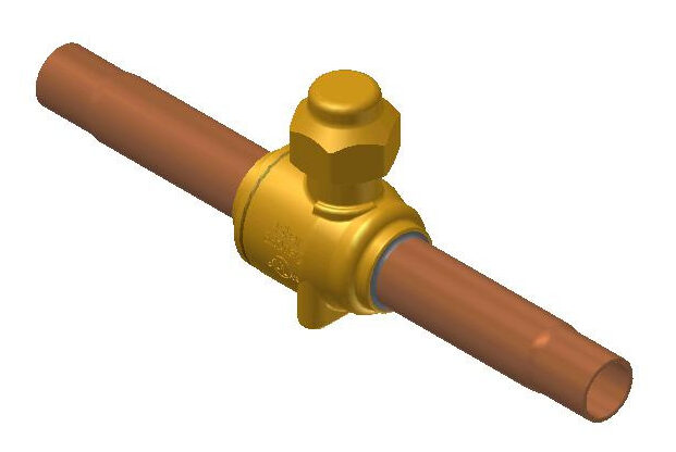 VALVULA DE ESFERA GBC 12s 1/2 SOLDA SEM SCHRADER
