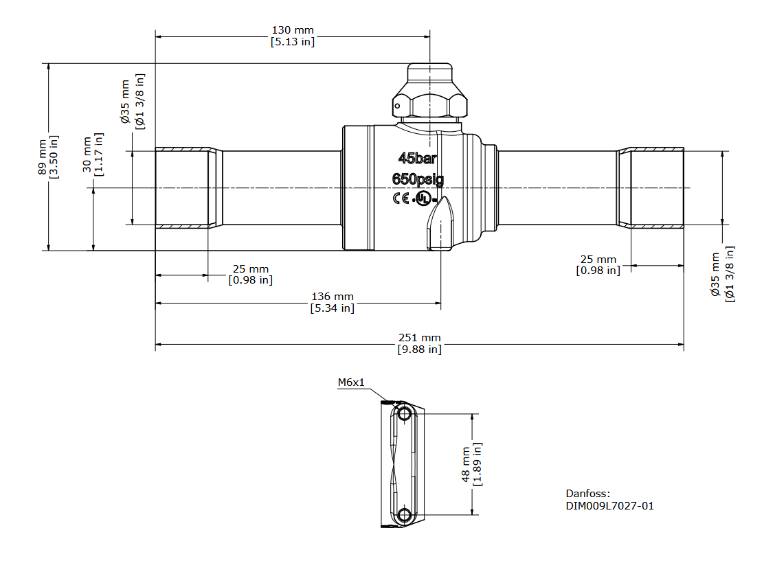 VALVULA ESFERA GBC 35s 1.3/8" SEM - Imagem 3
