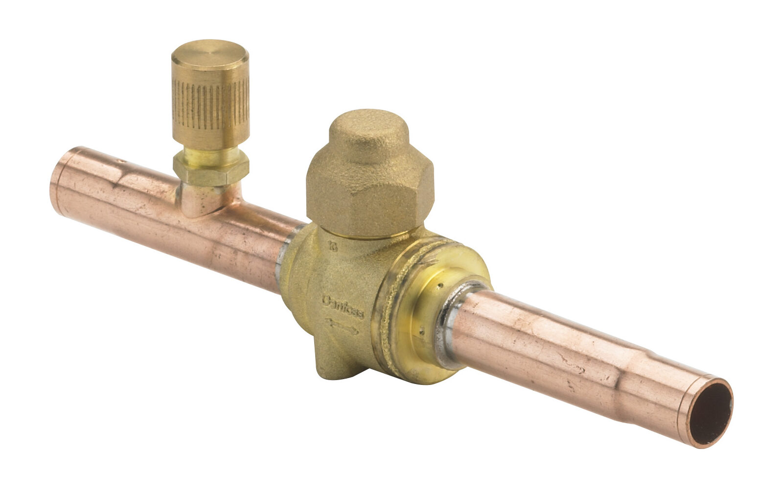 VALVULA DE ESFERA GBC Danfoss 10S 3/8" COM SCHRADER