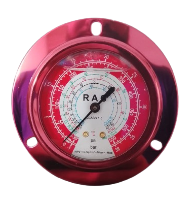 MANOMETRO GLICERINA ALTA R22/134A/404 HORIZONTAL