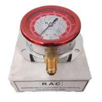 MANOMETRO GLICERINA ALTA R22/134A/404 VERTICAL