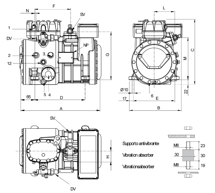 COMPRESSOR FRASCOLD D3-15.1 - Imagem 3