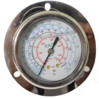 MANOMETRO GLICERINA ALTA R22/134A/404 VERTICAL