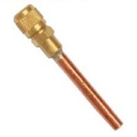 VALVULA UNIÃO C/ NUCLEO - 1/4 SAE C/ TUBO 110MM